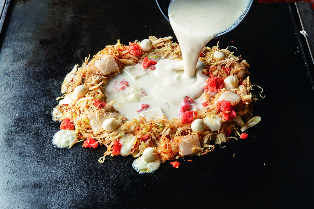 京風もんじゃ　明太子